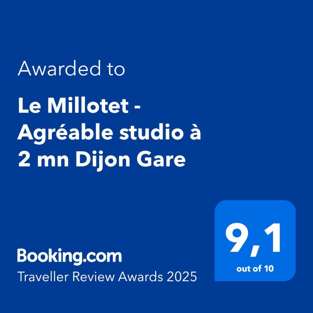 Le Millotet - Agreable Studio A 2 Mn Dijon Gare Exterior foto